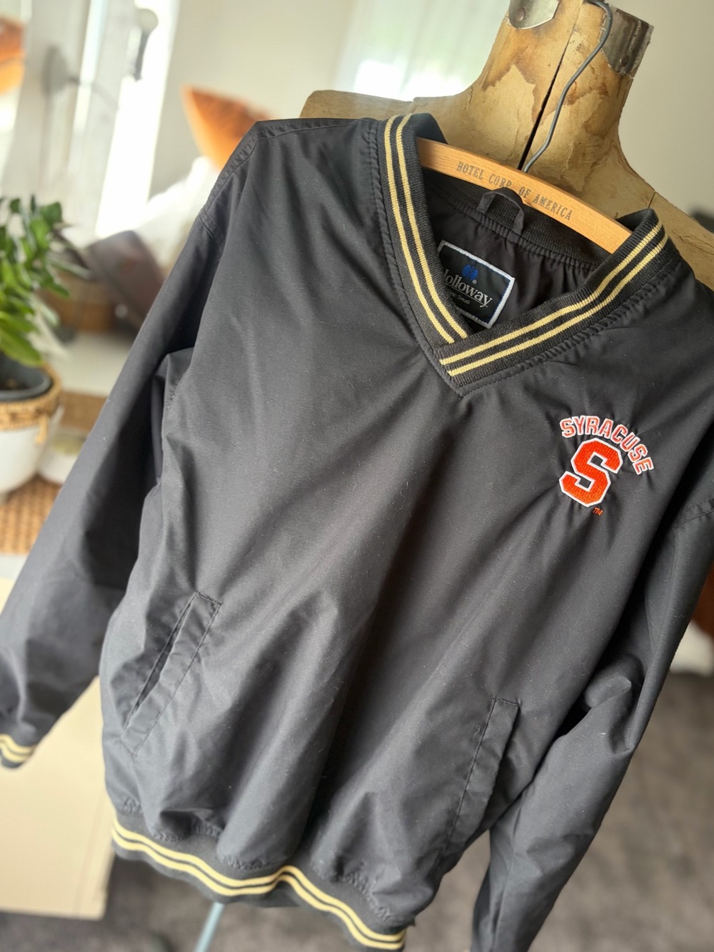 Unisex Syracuse University Warmup Pullover by Holloway